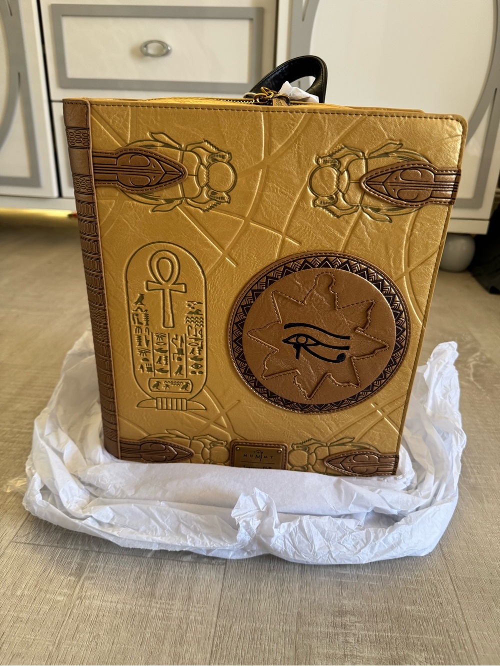 Loungefly Universal Studios The Mummy book of the living backpack New With Tags